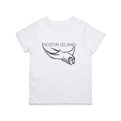 Pigeon Island Kids Manta Ray Premium Eco-Cotton T Thumbnail