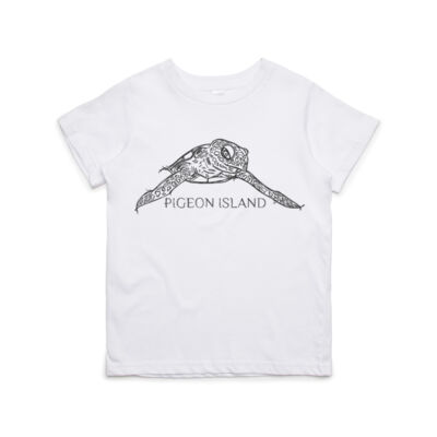 Pigeon Island Kids Hawksbill Turtle Premium Eco-Cotton t Thumbnail