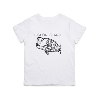 Pigeon Island Parrot Fish Premium Eco-Cotton Kids T Thumbnail